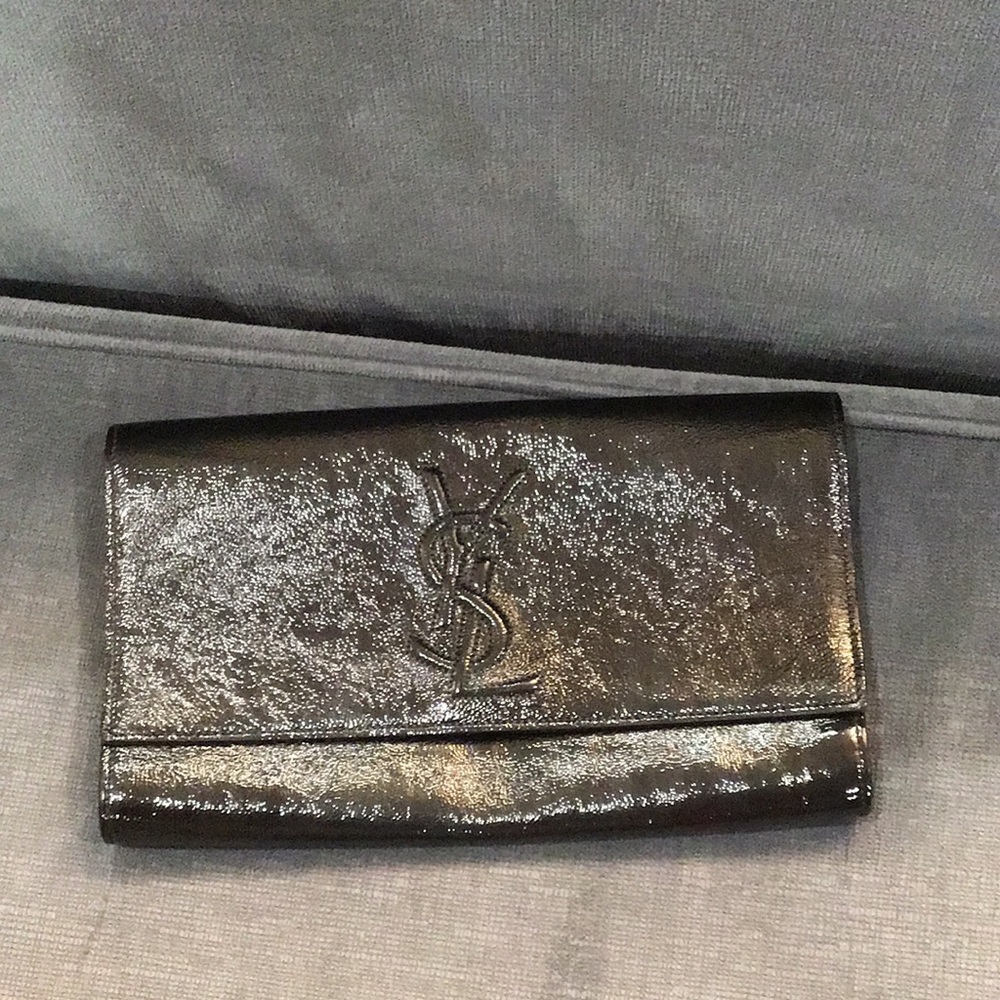 Saint Laurent  black clutch